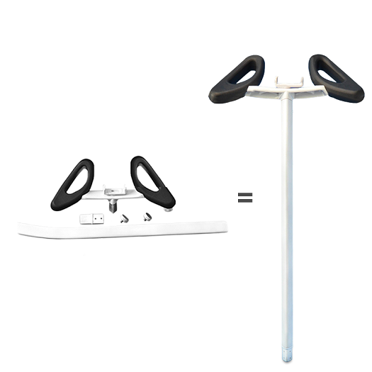 РУЧКА-РУЛЬ удлинитель ДЛЯ SEGWAY MINI ROBOT Белый