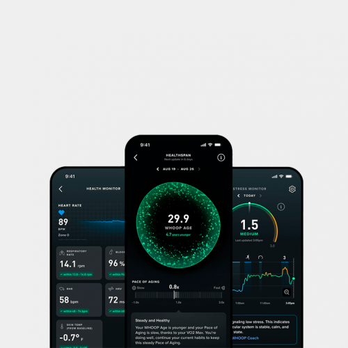 Фитнес браслет Whoop 5.0 Peak Black + Подписка 1 год