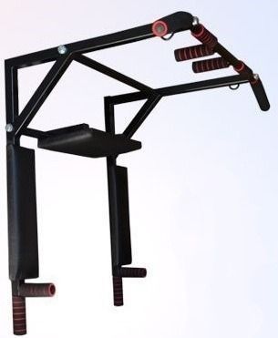 Турник 3в1 Элит (разборный турник + брусья + пресс) черный