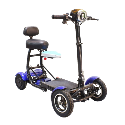 Трицикл GreenCamel Кольт 515 (36V 15,6Ah 2x250W) задние мотор-колеса Синий