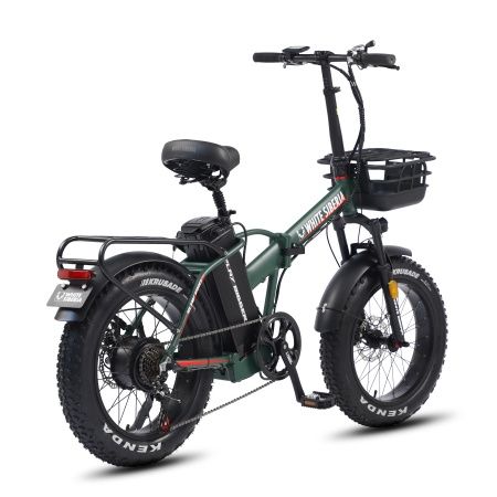 Электровелосипед WHITE SIBERIA SLAV PRO 1000W (матовый зеленый)