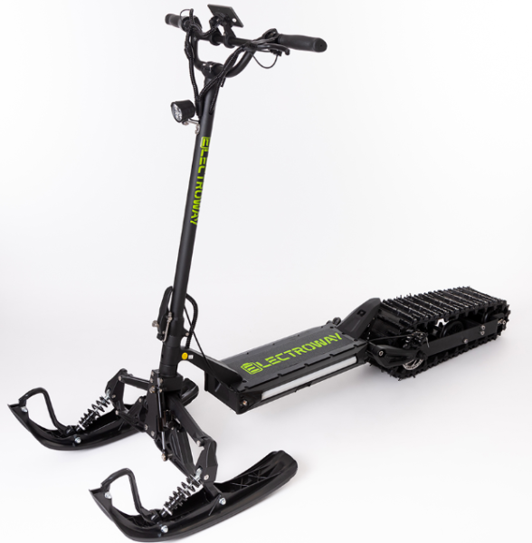 Зимний электроснегокат на гусенице / Гусеничный электросамокат Electroway T4S Зимний электроснегокат на гусенице / Гусеничный электросамокат Electroway T4S
