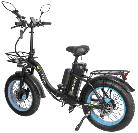 Электровелосипед Syccyba H2 (F11) DUAL 23AH синий