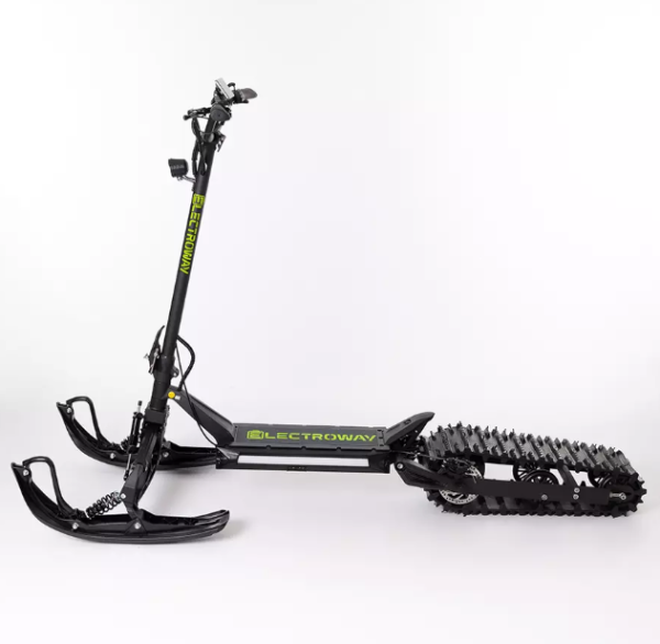 Зимний электроснегокат на гусенице / Гусеничный электросамокат Electroway T4S Зимний электроснегокат на гусенице / Гусеничный электросамокат Electroway T4S