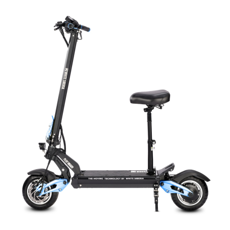 Электросамокат WHITE SIBERIA NERPA PRO 3600W BLUE SKY