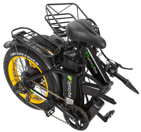 Электровелосипед SYCCYBA H1 (F10) DUAL 23AH желтый