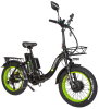 Электровелосипед Syccyba H2 (F11) DUAL 23AH зеленый