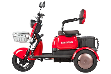 Электротрицикл Rutrike Gelbert Sun 48V/60V 650Вт красный