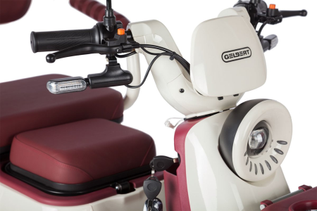 Электротрицикл Rutrike Gelbert Mercury 48V/60V 650Вт бело-красный