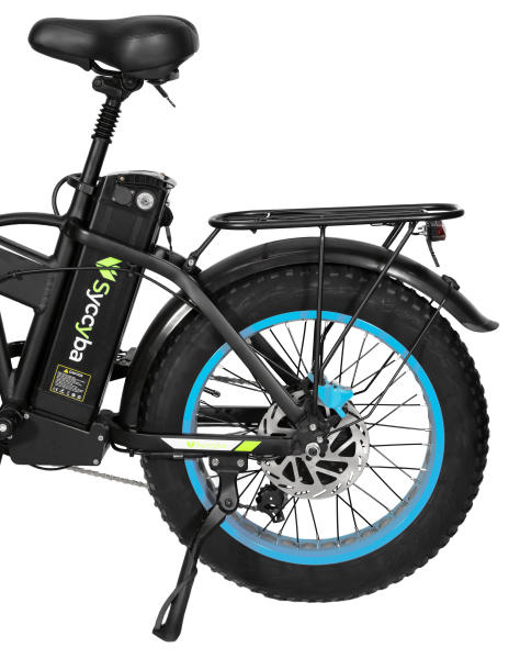 Электровелосипед Syccyba H1 (F10) задний привод синий