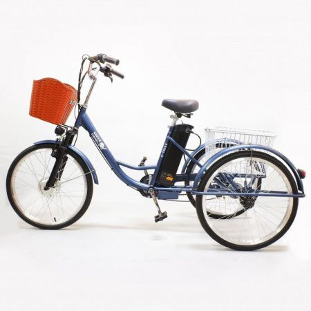 Электровелосипед GreenCamel Трайк-24 (R24 500W 48V 15Ah) синий