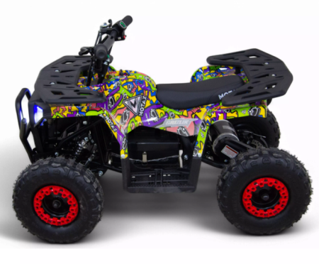 Квадроцикл MOTAX Grizlik Midi E1000 BW Граффити