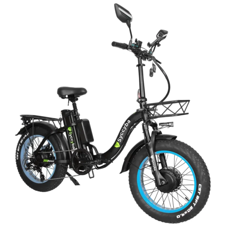 Электровелосипед Syccyba H2 DUAL синий