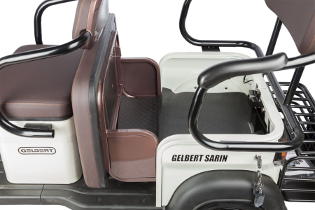 Электротрицикл Rutrike Gelbert Sarin 48V/60V 1000Вт коричнево-белый