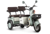 Электротрицикл Rutrike Gelbert Beta 48V/60V 800Вт зелено-белый