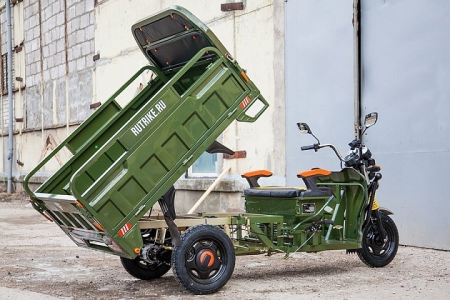 Грузовой электротрицикл Rutrike Дукат 1300 60V1000W зеленый