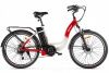 Электровелосипед Eltreco White (Бело-красный)