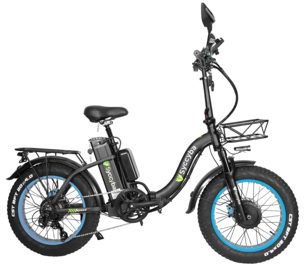 Электровелосипед Syccyba H2 (F11) DUAL 23AH синий