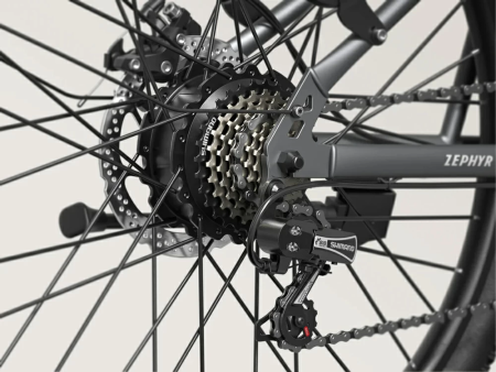 Электровелосипед QRONGE ZEPHYR красный