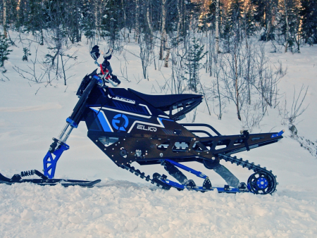 Сноубайк ELIQ Турист АКБ 72AH, 72V, с обогревом + ЗУ 25А