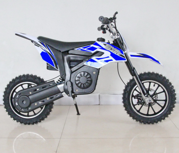 Электромотоцикл GreenCamel Питбайк DB300, 36V 800W R10 быстросъемная батарея синий