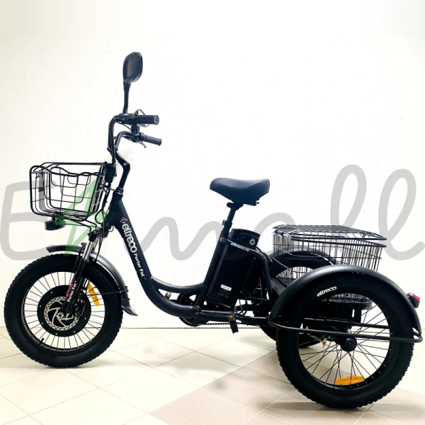 Трицикл Eltreco Porter Fat 700 Черный