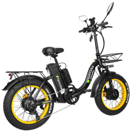 Электровелосипед Syccyba H2 DUAL желтый
