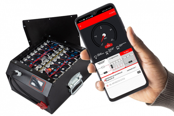 Аккумуляторная батарея LiFePo4 24V112Ah(100A) без дисплея, BMS смарт