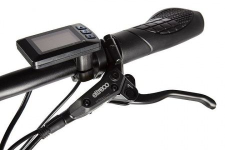 Велогибрид Eltreco XT 850 new сине-оранжевый