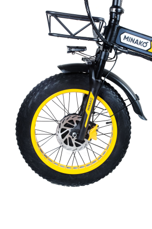 Электровелосипед Minako F10 Dual 48V20Ah желтый