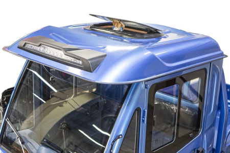 Грузовой электротрицикл Rutrike КАРГО Кабина Дуал красный