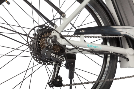 Электровелосипед Gelbert Moon серый