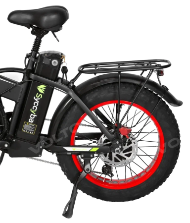 Электровелосипед SYCCYBA H1 (F10) DUAL 20AH красный