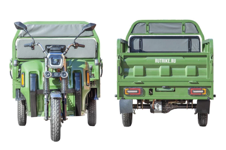 Грузовой электротрицикл Rutrike Маяк 1600 60V1000W зеленый