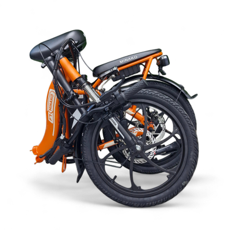 Электровелосипед Minako F7 оранжевый
