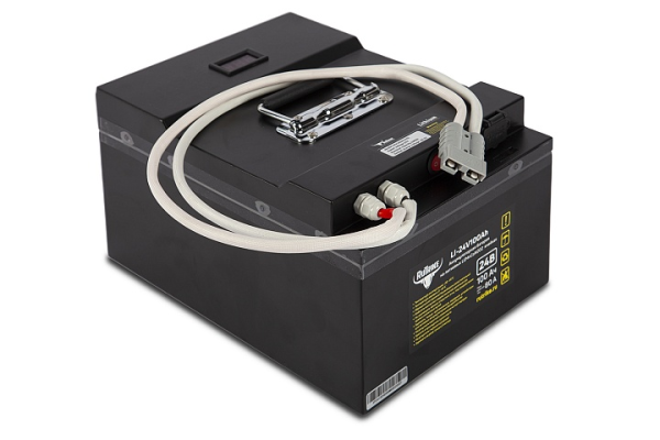 Литиевый тяговый аккумулятор RuTrike (18650 MnCoNi) 24V100A/H