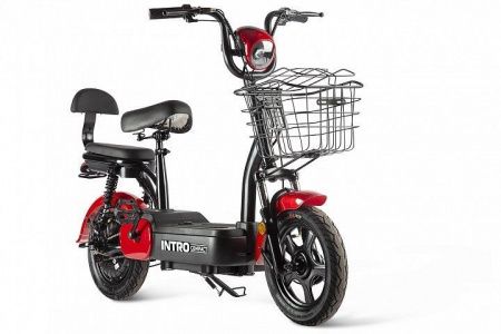 Электроскутер INTRO COMPACT с АКБ черно-белый