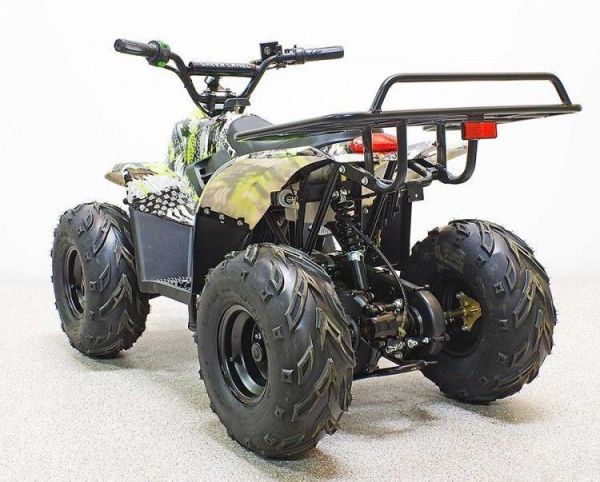 Квадроцикл GreenCamel Gobi K51 (30Ah 36V 800W R7 Цепь) быстросъем, ножной тормоз, Зеленый экстрим