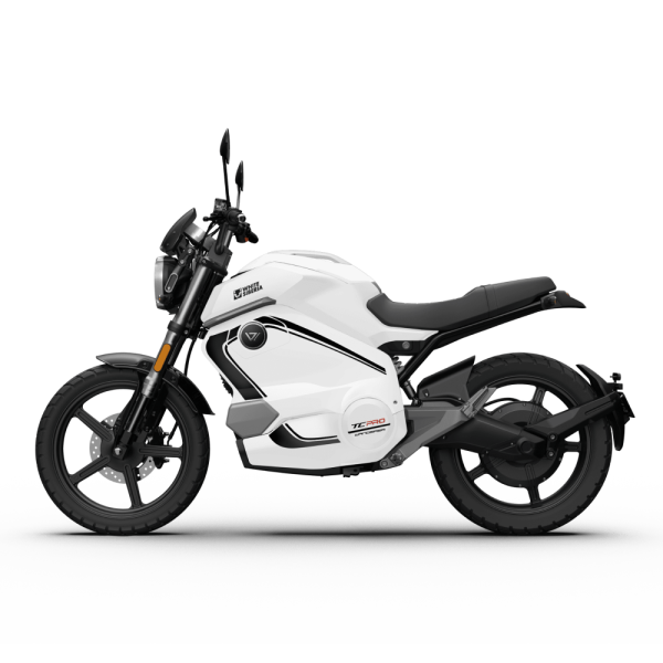 Электромотоцикл WHITE SIBERIA SUPER SOCO WANDERER PRO белый