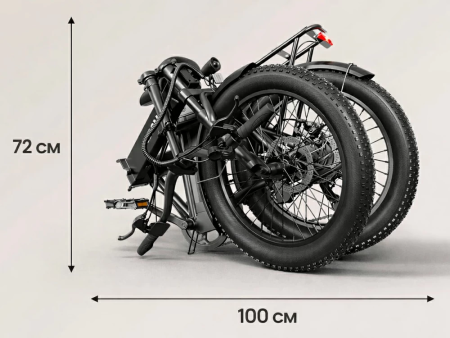 Электровелосипед QRONGE WATERFALL (4.0) синий